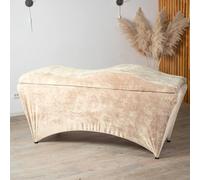 Matelas Anatomique en Mousse à mémoire de Forme Set avec Housse de lit de Massage en Velours et Protections en PVC - 180x60 cm - Wave-Mattress - Coussin - Extension de Cils - Sandy