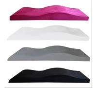 Matelas anatomique pour extension de cils - Coussin en mousse ondulée pour table de cils - Noir, 180 x 60 cm - Parfait pour les artistes de cils et les salons - Confortable, durable, léger