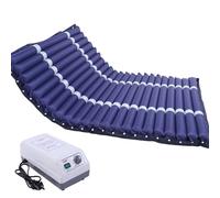 Matelas Anti-Escarres, Matelas à Pression Alternée Avec Pompe Silencieuse Réglable, 22 Cellules d’Air Amovibles Individuelles, Prévention des Escarres et Ulcères Cutanés, Housse Imperméable Durable