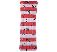 Matelas aquatique Baleine rouge et blanc