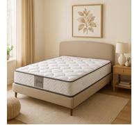 Matelas Atlanta 200x200 by Sampur | Épaisseur 20 cm - Mousse à Mémoire de Forme - Ressorts Ensachés - Confort & Longévité