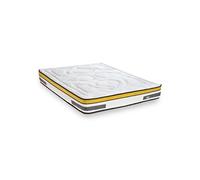 Matelas Aubertin 140x190 cm - Ressorts + mémoire - Ep. 24 cm