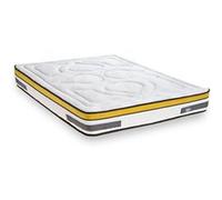 Matelas Aubertin 140x190 cm - Ressorts + mémoire - Ép. 24 cm G
