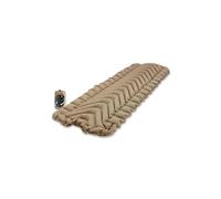 Klymit Matelas de Couchage Gonflable isolé en V, Confortable, léger, Facile à gonfler, Matelas Gonflable Portable pour Camping, randonnée et randonnée, Sable (Coyote Sand)