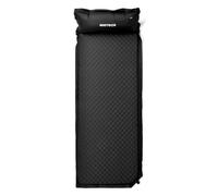 Matelas Autogonflant METEOR - Camping portable Tapis - 188x66x3,8 cm - Noir