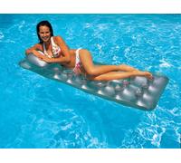 Matelas Avec 18 Trou Grise 188x71cm Intex 58894 Matelas Piscine Mer