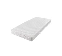 Matelas Avec Housse Lavable 200 X 160 X 17 Cm Blanc
