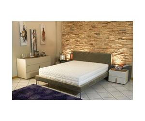 Matelas Avec Latex Naturel 80 Kg/M3 Dehoussable - 21 Cm - Ferme + 2 Protèges Matelas Offerts Natural Latex - 160x200 Blanc