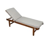 Matelas bain de soleil épais premium Naturel 60x190 cm