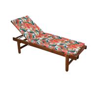 Matelas bain de soleil exotique Rouge 60x190 cm
