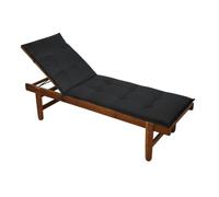 Matelas bain de soleil - LOVELY CASA - 190x60 cm - Résistant aux intempéries - 4 cm d'épaisseur