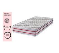 Matelas Bambou 200x200 x 23 cm - Très Ferme - Noyau Poli Lattex HR Dernière Génération - Très Respirant G