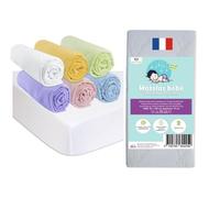 Matelas bambou bébé 70x140 + 6 draps housse coton + 2 alèses coton - EASY DORT - Kit pratique lit bébé