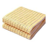 Matelas Bambou Tapis de Chevet Été Tapis de Chevet Pliant Tapis de Nuit Frais pour Maison Salon Canapé Chaise Lisse et Respirant (55 x 130 cm)