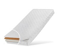 Matelas Enfant 90x200 cm Coco avec Housse Aloe Vera piquée et Deux degrés de fermeté, 10 cm d'épaisseur, Matelas bébé Matelas Enfant 90 x 200 Matelas Coco pour lit bébé ou lit Enfant