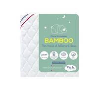Matelas Bébé Bamboo - 60x120x10 cm - Viscose Douce - Déhoussable - Sans traitement chimique - Fabrication Française