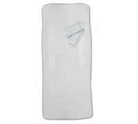 Matelas bébé chaise + couvre-harnais cadeau, hyper-doux, hypoallergénique, tissu 3D respirant. Nuages bleus