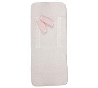 Matelas bébé chaise + couvre-harnais cadeau hyperdoux, hypoallergénique, tissu 3D respirant (nuages roses)