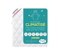 Matelas Bébé Climatisé - 60x120 cm - Déhoussable - Anti Acarien - Fabrication Française - Oeko Tex Blanc