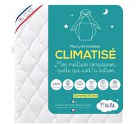 Matelas bébé Climatisé anti-acariens déhoussable blanc 60X120