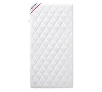 matelas bébé climatisé - 60x120x10 cm - reversible - déhoussable - anti acarien - fabrication française