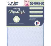 Matelas bébé climatisé compressé - 70 x 140 cm - Epaisseur 11 cm - Avec Drap housse et Alèse - TINEO