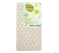 Matelas bébé coton bio - Petit à petit - Déhoussable et réversible - 100% coton biologique - Densité 23 kg/m³