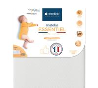 Candide Matelas Essentiel déhoussable pour lit bébé