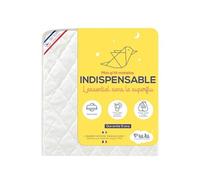 - Matelas Bébé Indispensable - 60x120 cm - Climatisé : 1 face Eté / 1 face Hiver - Fabrication Française - Oeko Tex