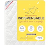 Matelas Bébé Indispensable - P'TIT LIT - 70x140 cm - Climatisé - Oeko Tex® - Fabrication Française