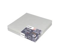 Tinéo – Matelas bébé pliant 60 x 120 cm 2 parties 4 cm déhoussable gris clair