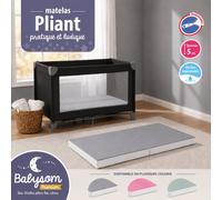 Matelas Bébé Pliant 60x1 Gris 60X120