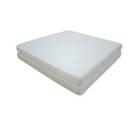 Matelas pliant déhoussable 60x120 - Bébé - Mixte - Blanc - 5 cm - 20 Kg/m3
