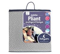 Matelas bébé pliant de voyage déhoussable motif 60X120