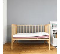 Matelas bébé Tiny rose + plan incliné Matelas bébé 60x120cm