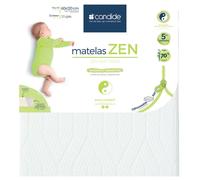 Matelas bébé zen - douceur et absorption blanc 70X140