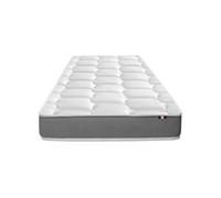 Matelas bi-confort ZENITH : accueil mémoire de forme et mousse HR - 90 x 200 cm