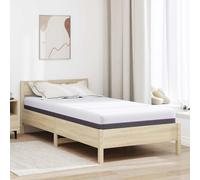 Matelas Blanc et Gris Tissu jacquard en mousse à mémoire de forme vidaXL vidaXL