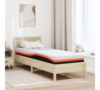 vidaXL Matelas Blanc, Gris 80 x 200 cm