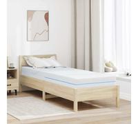 vidaXL Matelas Blanc en tissu jacquard – Mousse à mémoire de forme