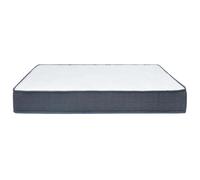 Matelas Box Spring fermeté moyenne 200 x 160 x 20 cm avec ressorts ensachés | Partie supérieure rembourrée, soutien optimal, reprend sa forme, convient pour un poids élevé, utilisation avec lit à