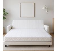 Matelas BZ 140x190 cm 10 cm Très Ferme - Assise 60 cm - 5 Zones de Confort - Usage Quotidien - Pratique