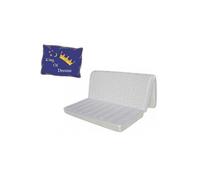 Matelas BZ 160x200 Mousse Poli Lattex Indéformable Tissu Strech très résistant - Hauteur 15 cm - Soutien Très Ferme + Oreiller à Mémoire de Forme