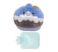 Matelas chauffant à eau, bouteilles d'eau chaudes | Sac d'eau chaude en peluche de dessin animé, chauffe-mains de poche, câlins mignons, sac d'eau chaude anti-fuite 500 ml pour femmes, hommes,