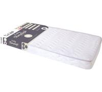 Matelas Climatisé TINEO 60x120x10cm - Matelas Bébé - Climatisé - 1 Face Été - 1 Face Hiver - Sans Traitement - Fabriqué En France