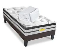 Matelas Concorde Ressorts ensachés Accueil mémoire de forme Ferme+ sommier + accessoires - 80x200cm