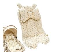 Matelas Coussin de Poussette,Réversible Et Facile À Installer | Insert Siège Coussin de Poussette - Pour La Maison Promenade Intérieur Extérieur Shopping Camping Sortie Balade Vacances Voyage Fille En