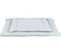 Matelas d'appoint junior 70 × 50 cm gris clair/menthe