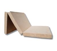Matelas d'appoint pliant - NATALIA SPZOO - 1 personne - BEIGE - 10 cm - Mousse polyuréthane - Ferme