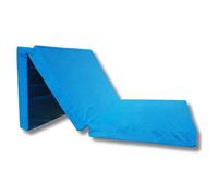 Matelas d'appoint pliant - NATALIA SPZOO - 1 personne - BLEU - 10 cm - Mousse polyuréthane - Ferme